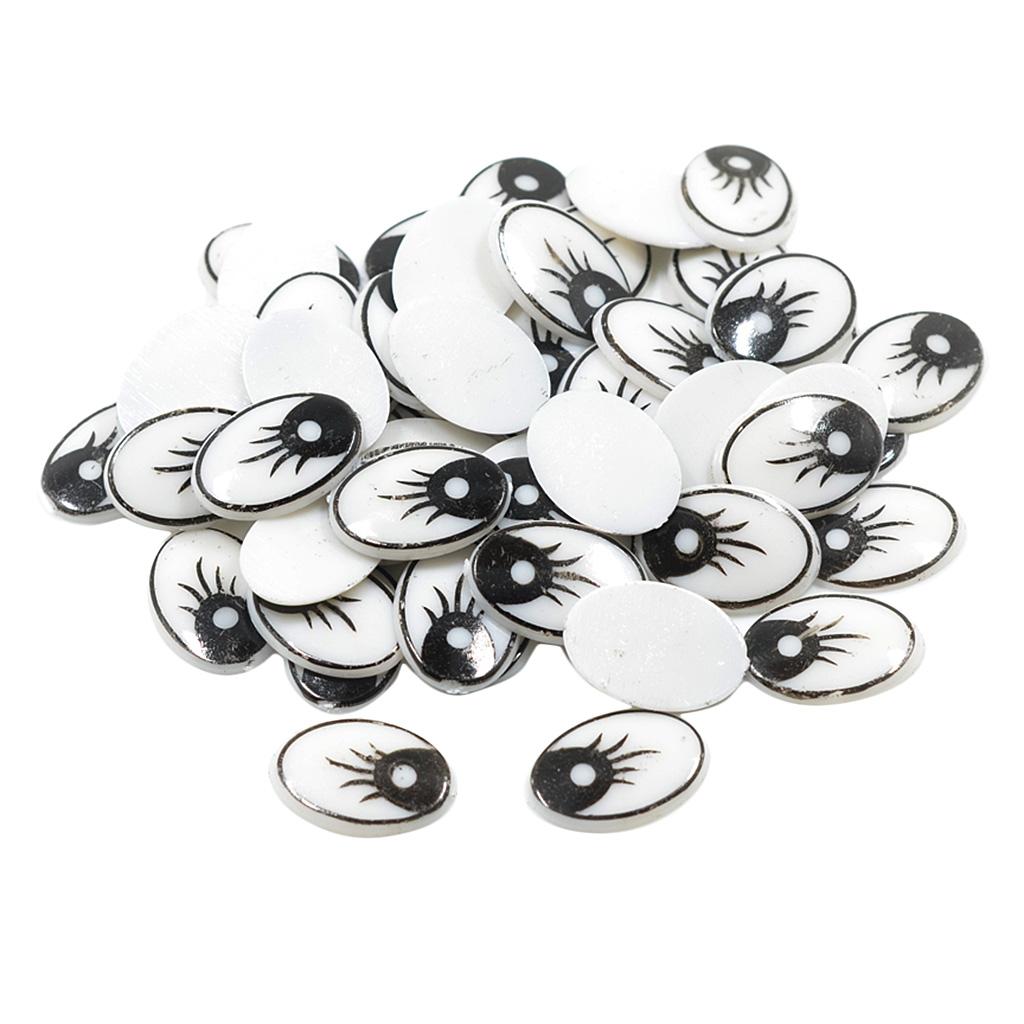 Embellish Craft - DIY Doll Eyes Plastic Flatback Embellishment
