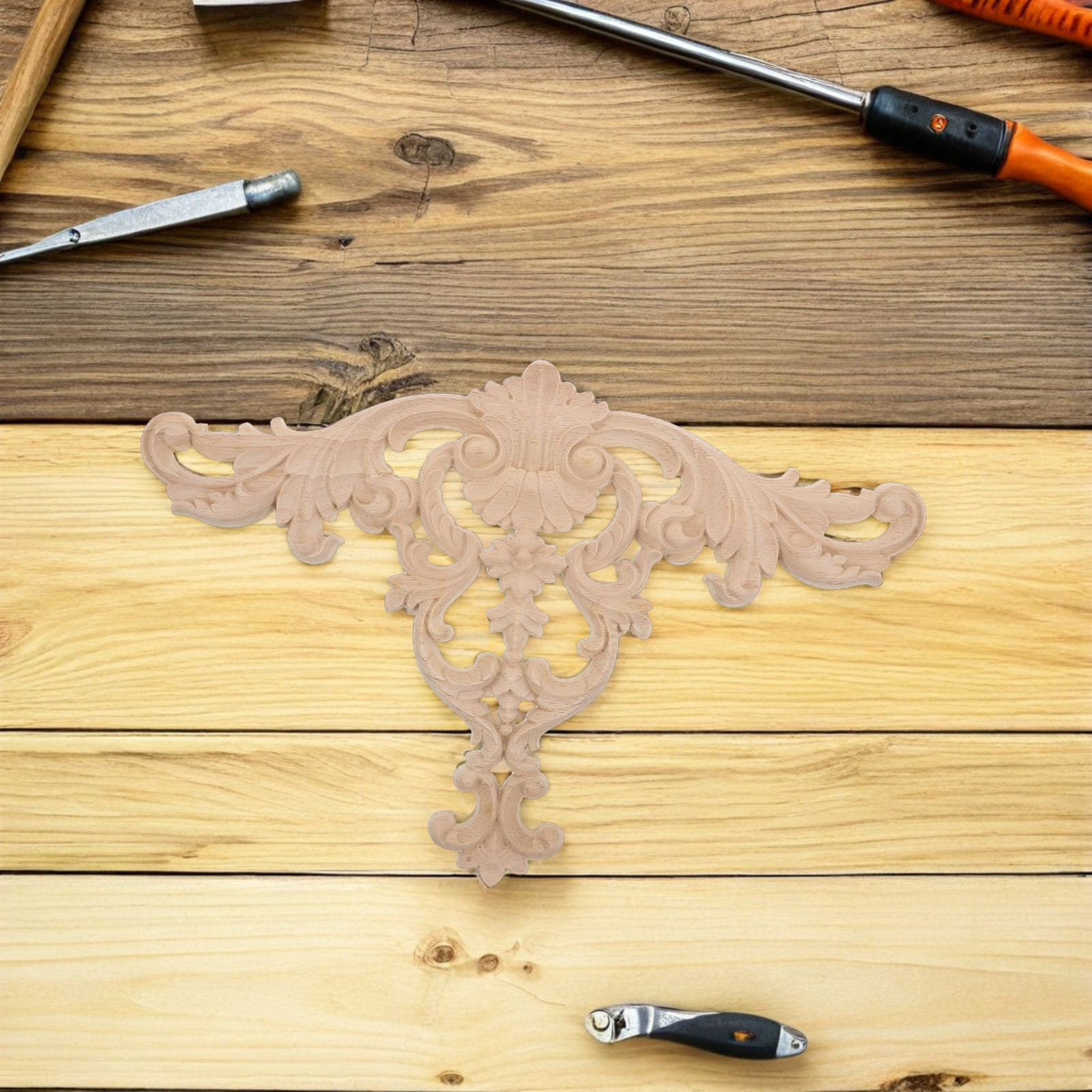 Embellish Craft - Wood Carved Appliques for Furniture Vintage