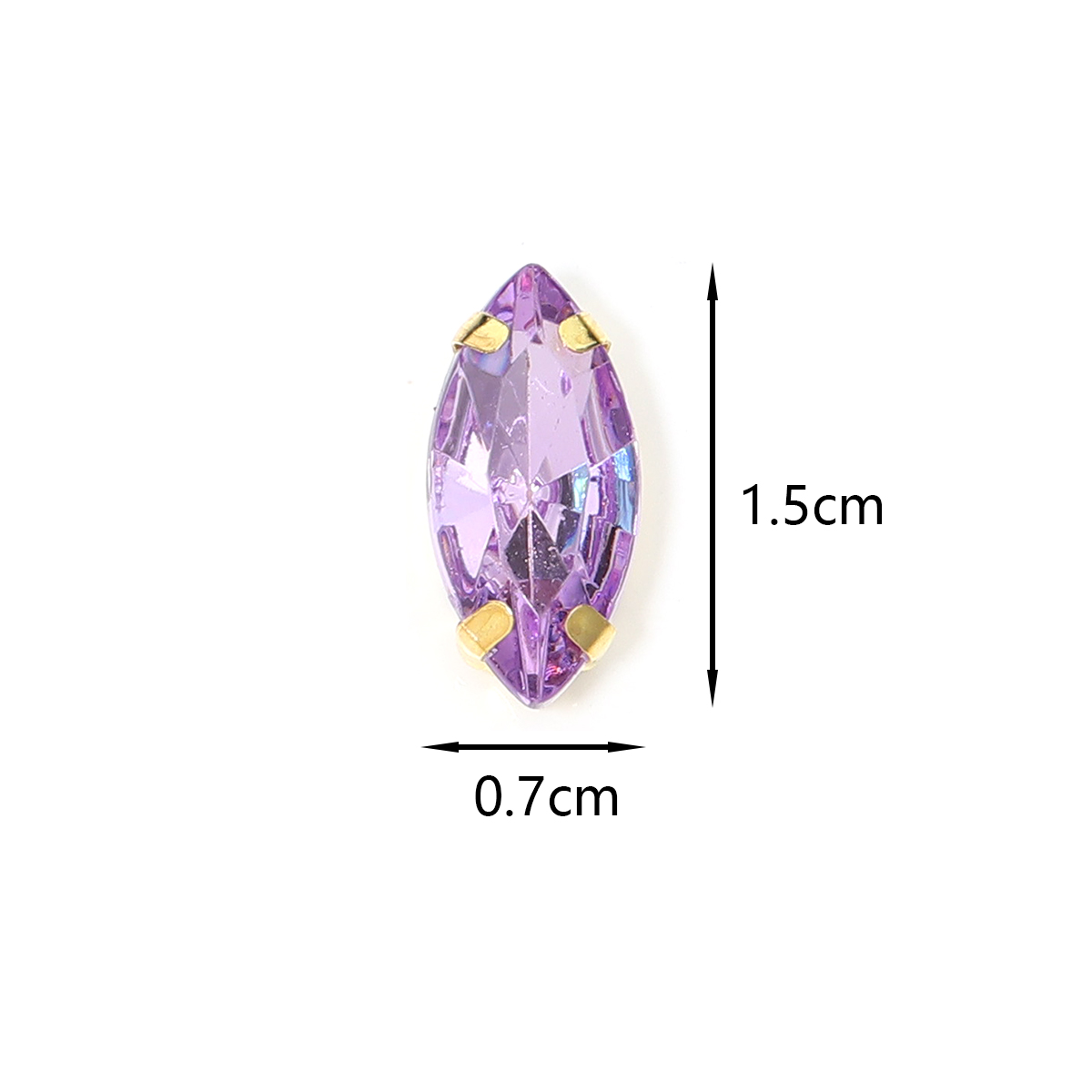 50pcs Horse Eye Shape Stainles - Sew On Rhinestone recensie en prijs