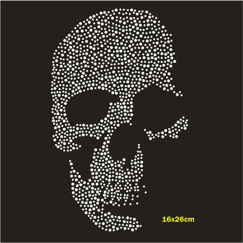 Skull Hotfix Strass Motif Cust - Hotfix Rhinestone Sheet recensie en prijs