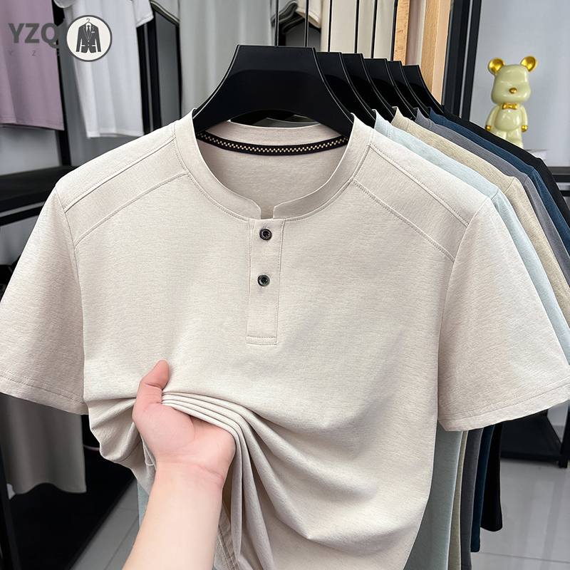 2026 Fashion Men's Henley Neck - Embellish Knit recensie en prijs