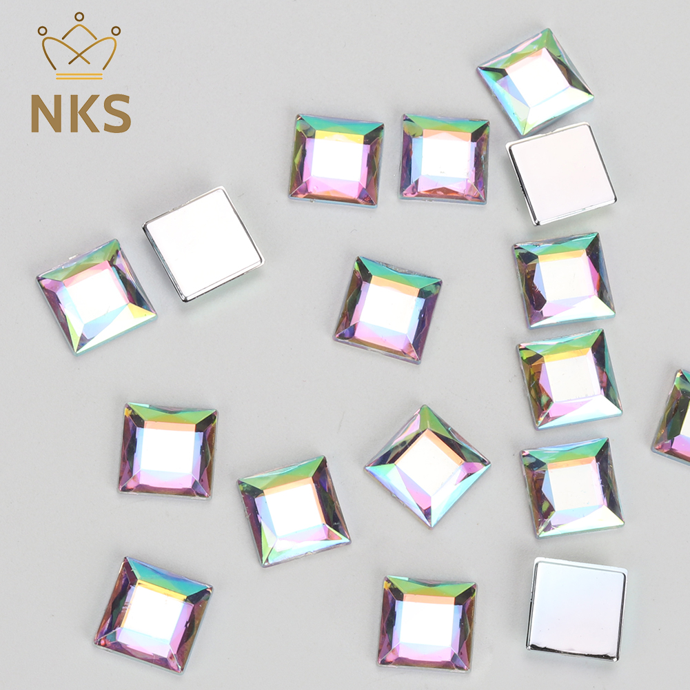 NKS 10mm 12mm Faceted Square C - Hotfix Rhinestone Sheet recensie en prijs
