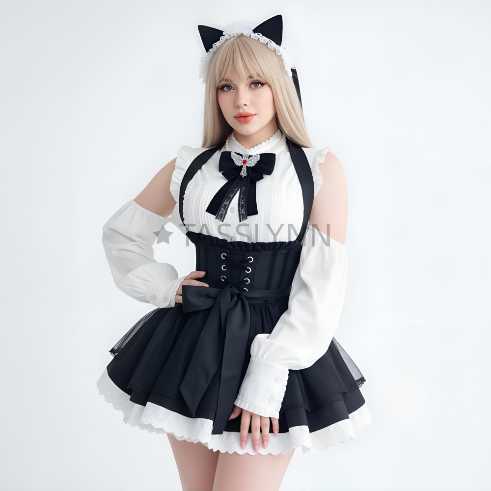 Cat Ear Nun Maid Dress Women's - Embellish Knit recensie en prijs