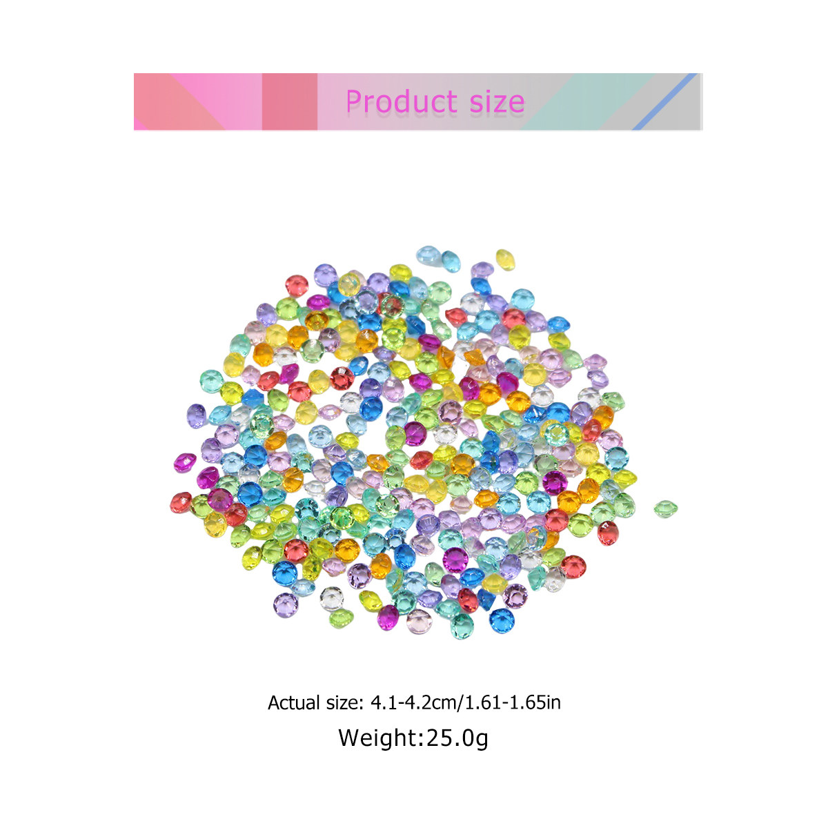 4.5mm Colorful Acrylic Diamond - Embellish Craft recensie en prijs