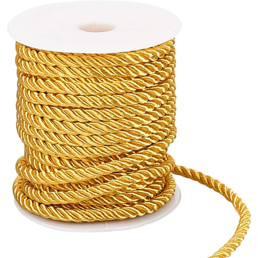 1 Roll 59 Feet Gold Cord 5mm T - Cord Trim Twisted recensie en prijs