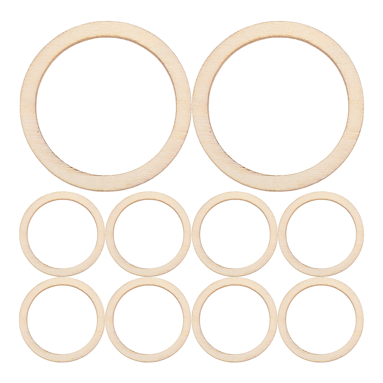 100Pcs Natural Wood Circle Emb - Christmas Craft Embellishment recensie en prijs