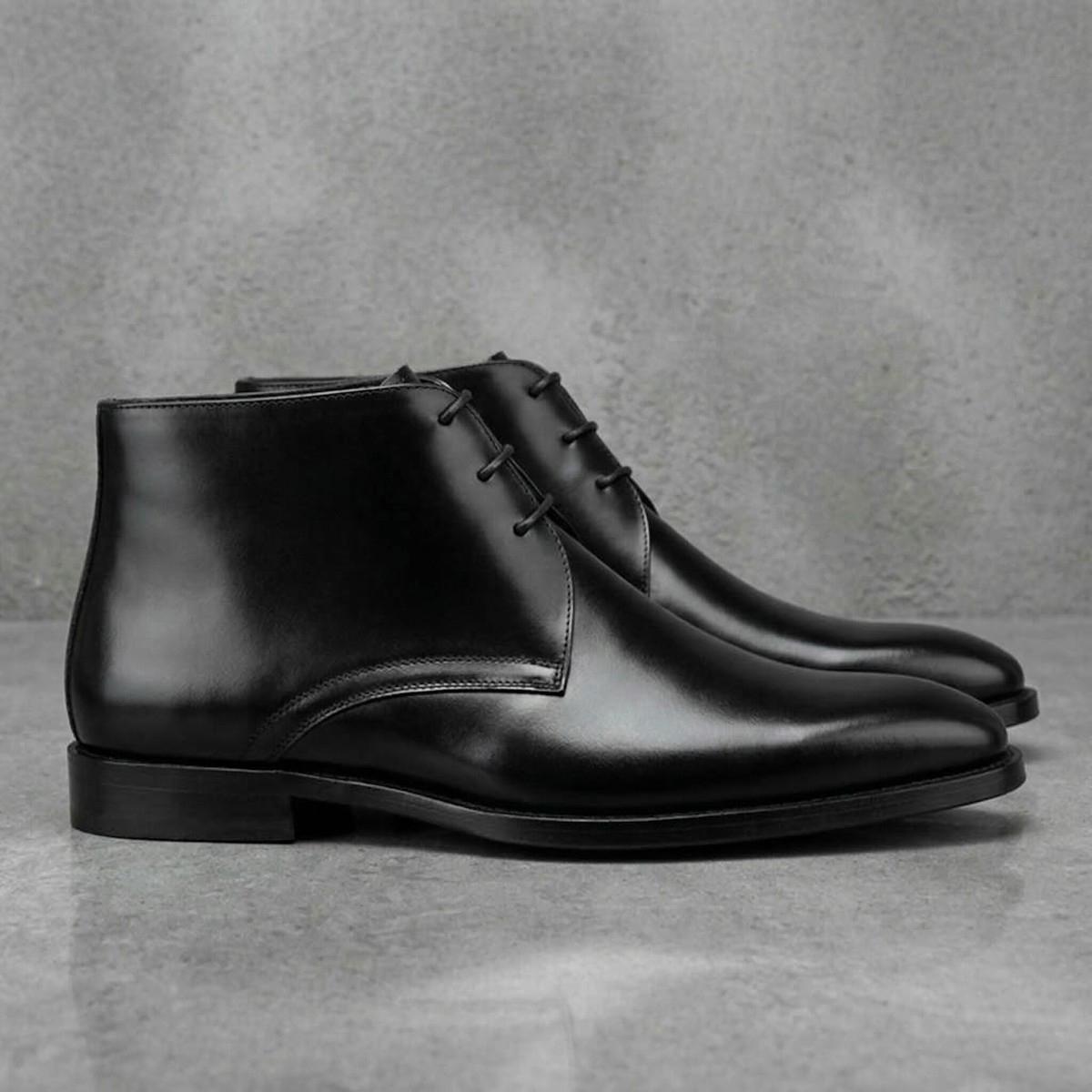 Men's Calf Leather Western Ank - Guipure Lace Panel recensie en prijs