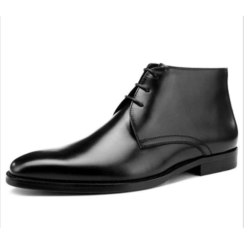 Men's Calf Leather Western Ank - Guipure Lace Panel recensie en prijs