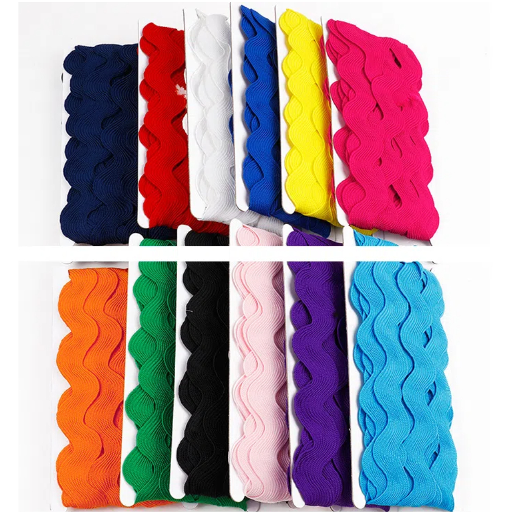 10yard/lot Ric Rac Zig Zag Rib - Velvet Ribbon Roll recensie en prijs