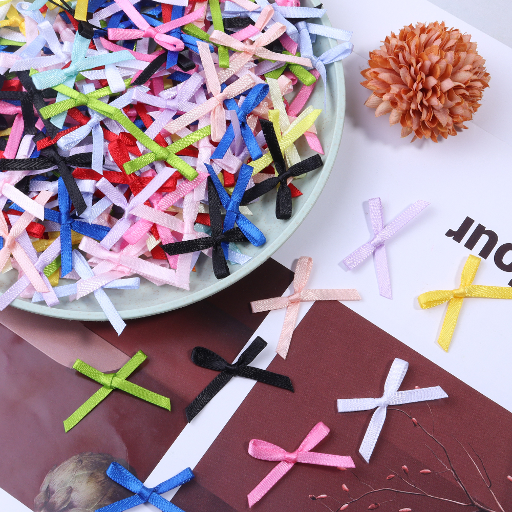 50Pcs 2.5x3cm Ribbons Mini Sat - Christmas Craft Embellishment recensie en prijs