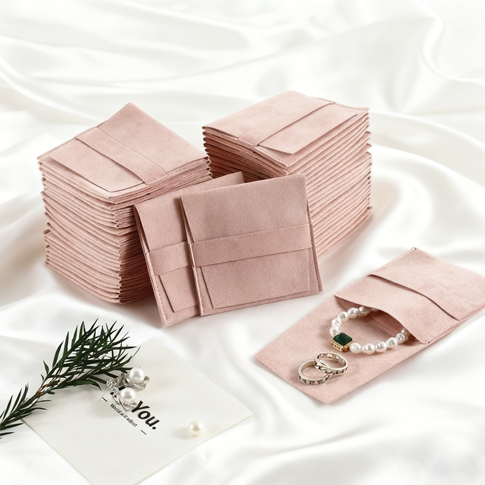 5Pcs Jewelty Bag 6.2x6.2cm/8x8 - Velvet Ribbon Roll recensie en prijs