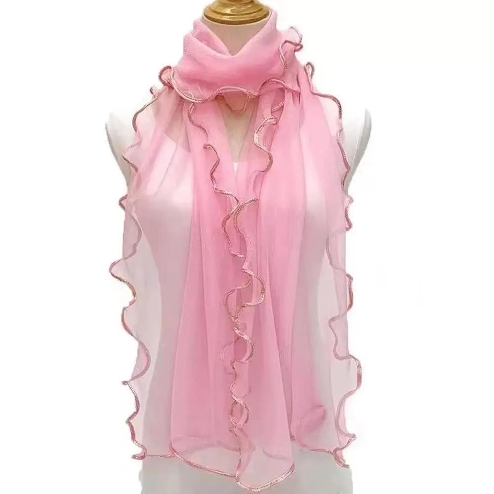 Lightweight Hijab Silk Shawl W - Tassel Fringe Trim recensie en prijs