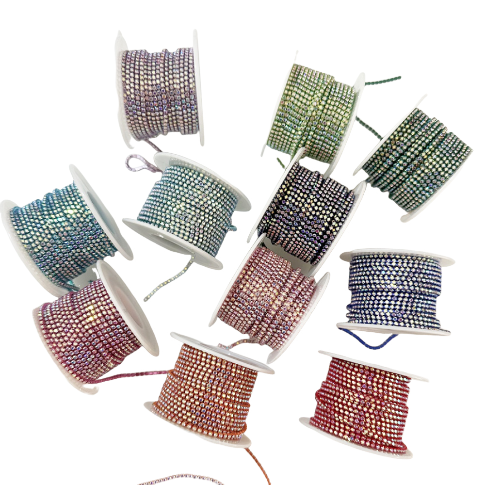 9m New 2mm Crystal AB Rhinesto - Sew On Rhinestone recensie en prijs