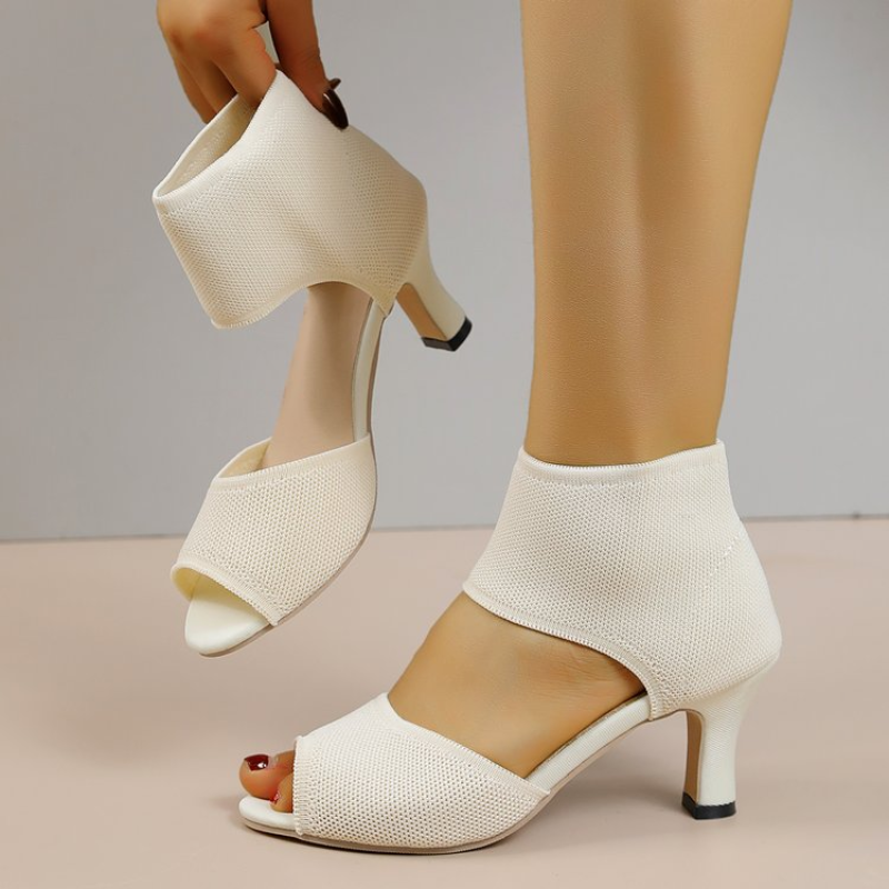 Summer New Peep Toe High Heel  - Embellish Knit recensie en prijs