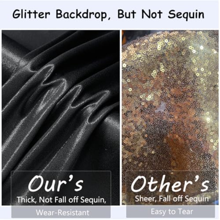 Party backdrop curtain: wrinkl - Sequin Fabric Panel recensie en prijs