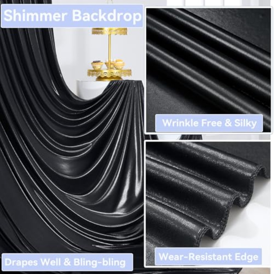 Party backdrop curtain: wrinkl - Sequin Fabric Panel recensie en prijs