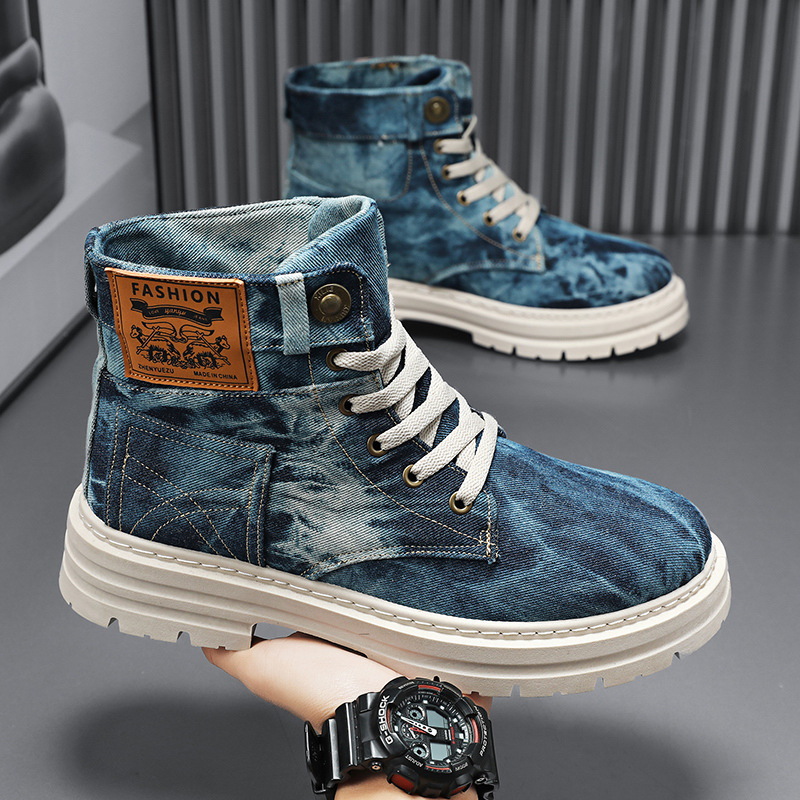 Spring High Top Mens Shoes 202 - Guipure Lace Panel recensie en prijs