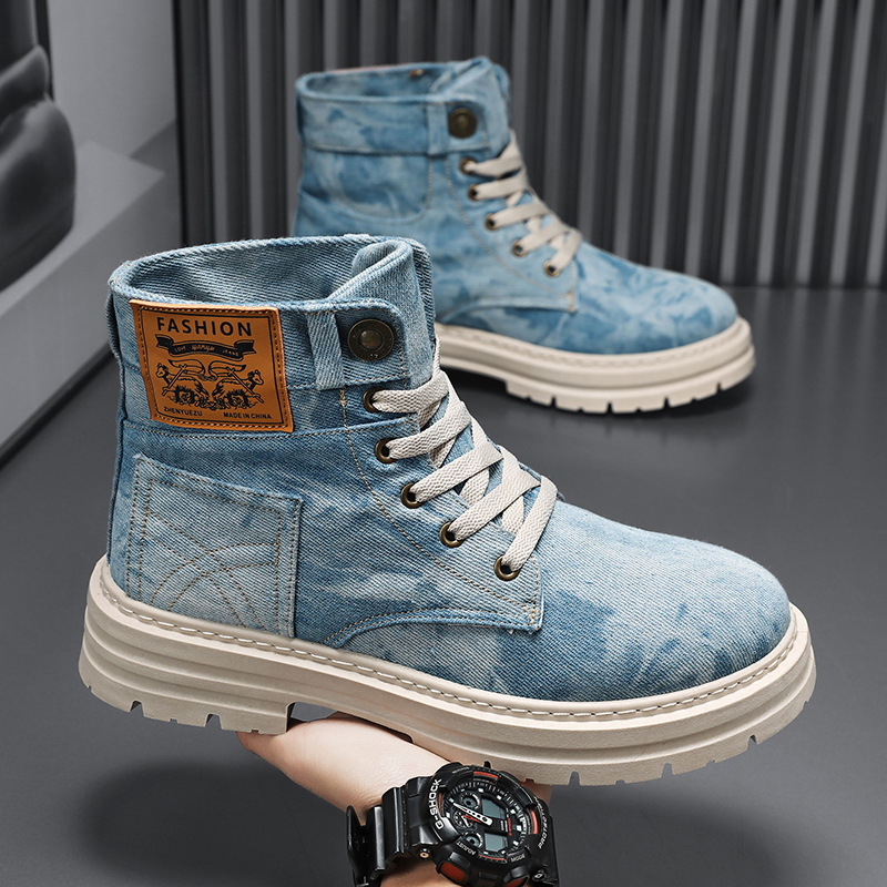 Spring High Top Mens Shoes 202 - Guipure Lace Panel recensie en prijs