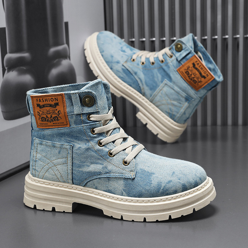 Spring High Top Mens Shoes 202 - Guipure Lace Panel recensie en prijs