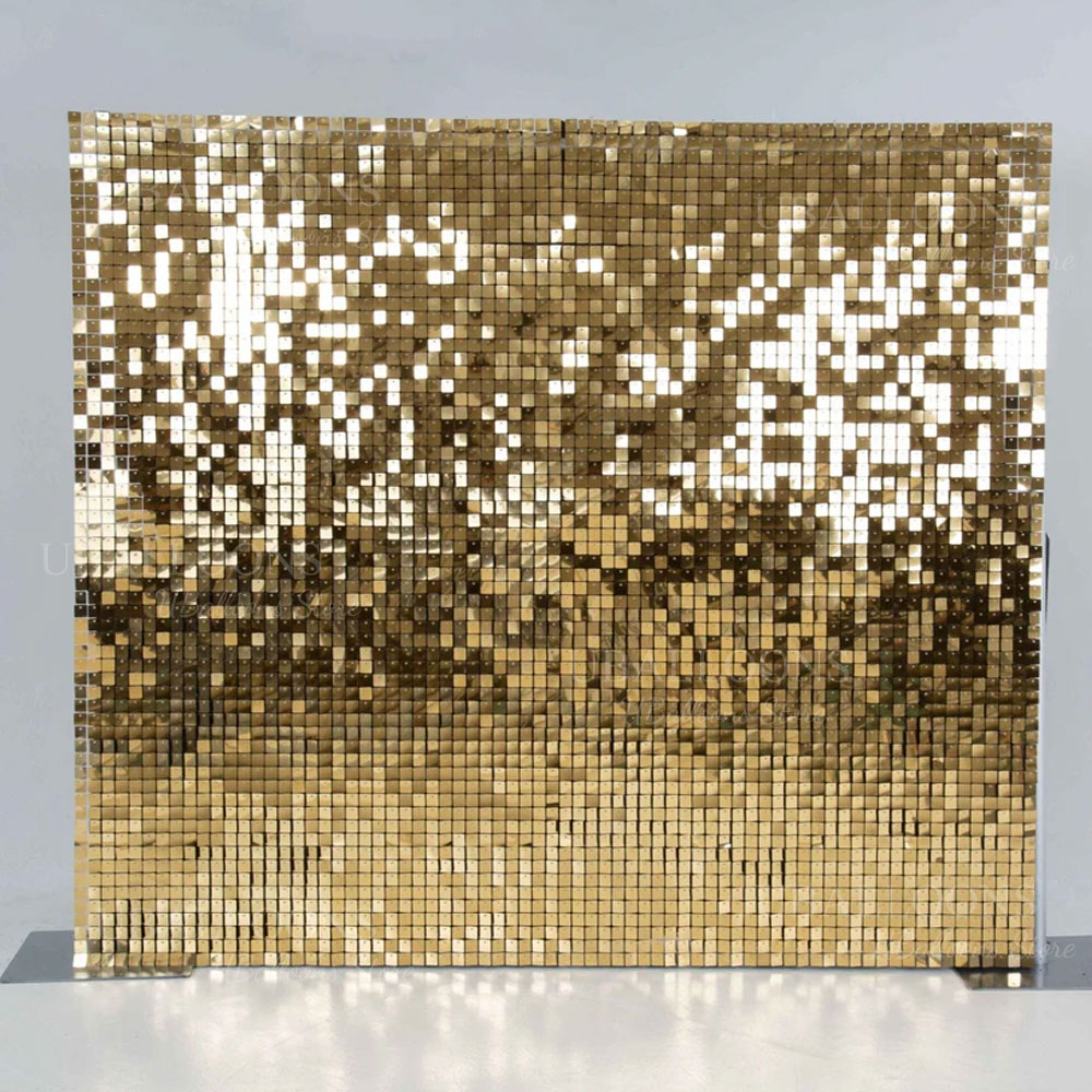 Champagne Gold Shimmer Backdro - Sequin Fabric Panel recensie en prijs