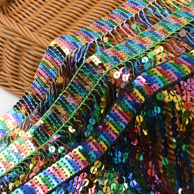 5/10Yards Sequin Fringe Tassel - Beaded Trim Fringe recensie en prijs