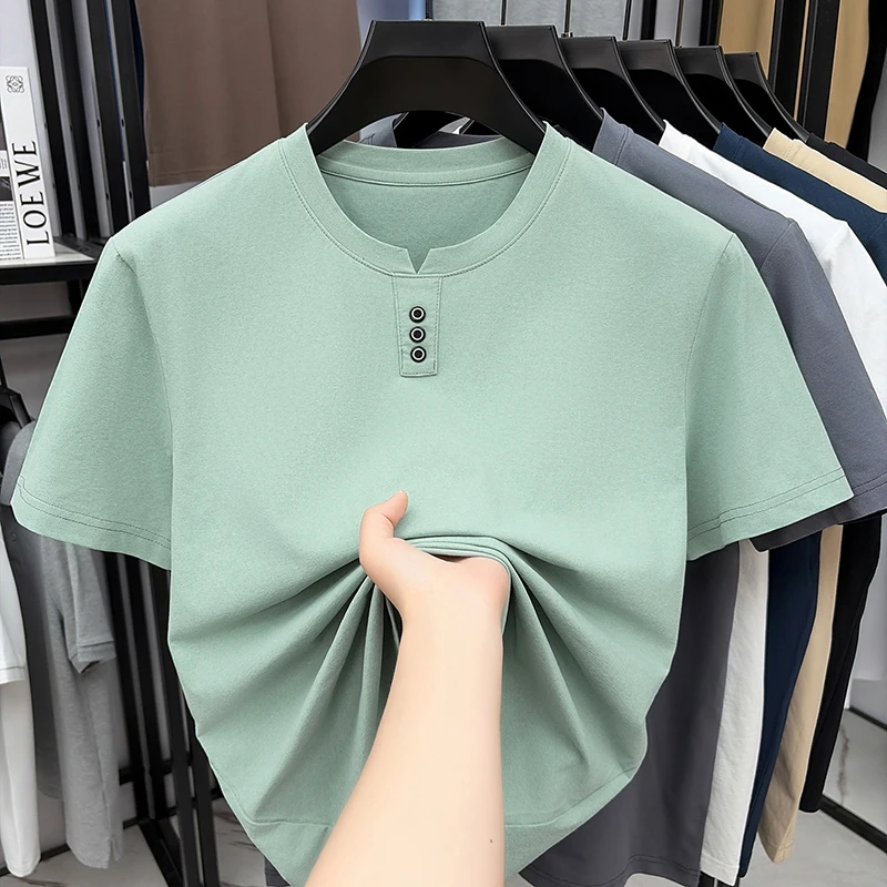 Mens Casual Henley Neck T Shir - Embellish Knit recensie en prijs