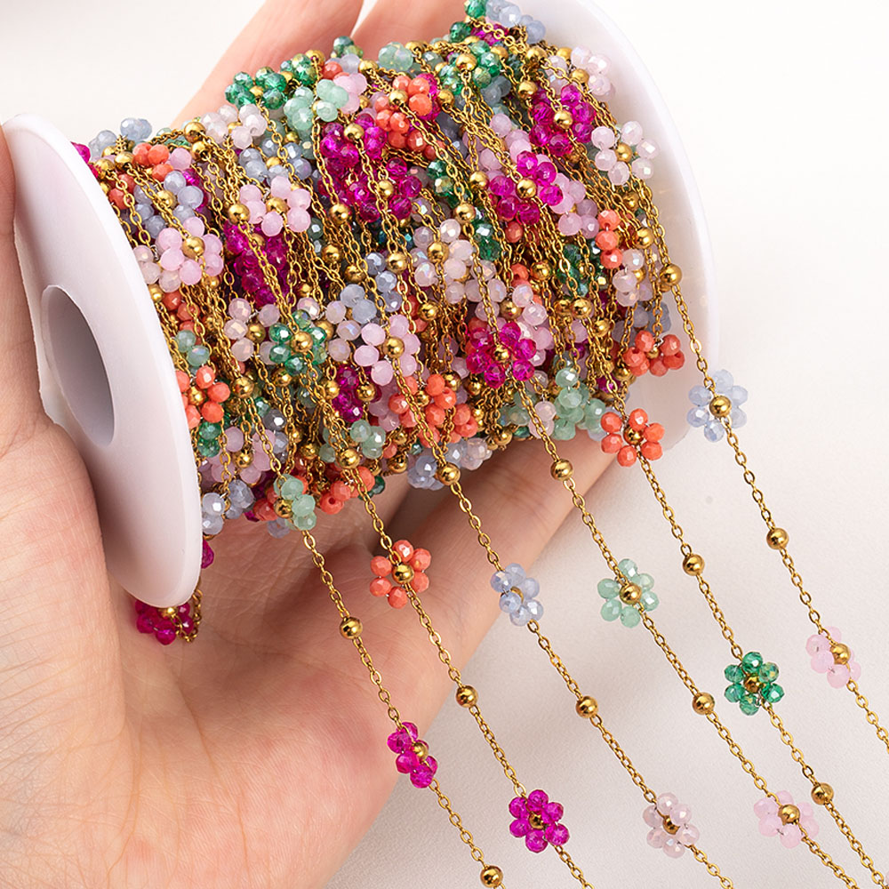 1 Meters Stainless Steel Chain - Embroidery Embellishments recensie en prijs