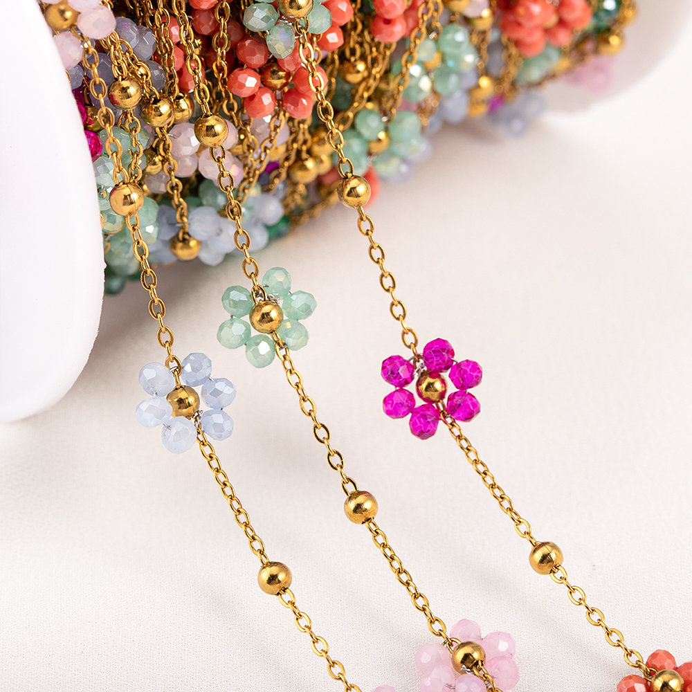 1 Meters Stainless Steel Chain - Embroidery Embellishments recensie en prijs