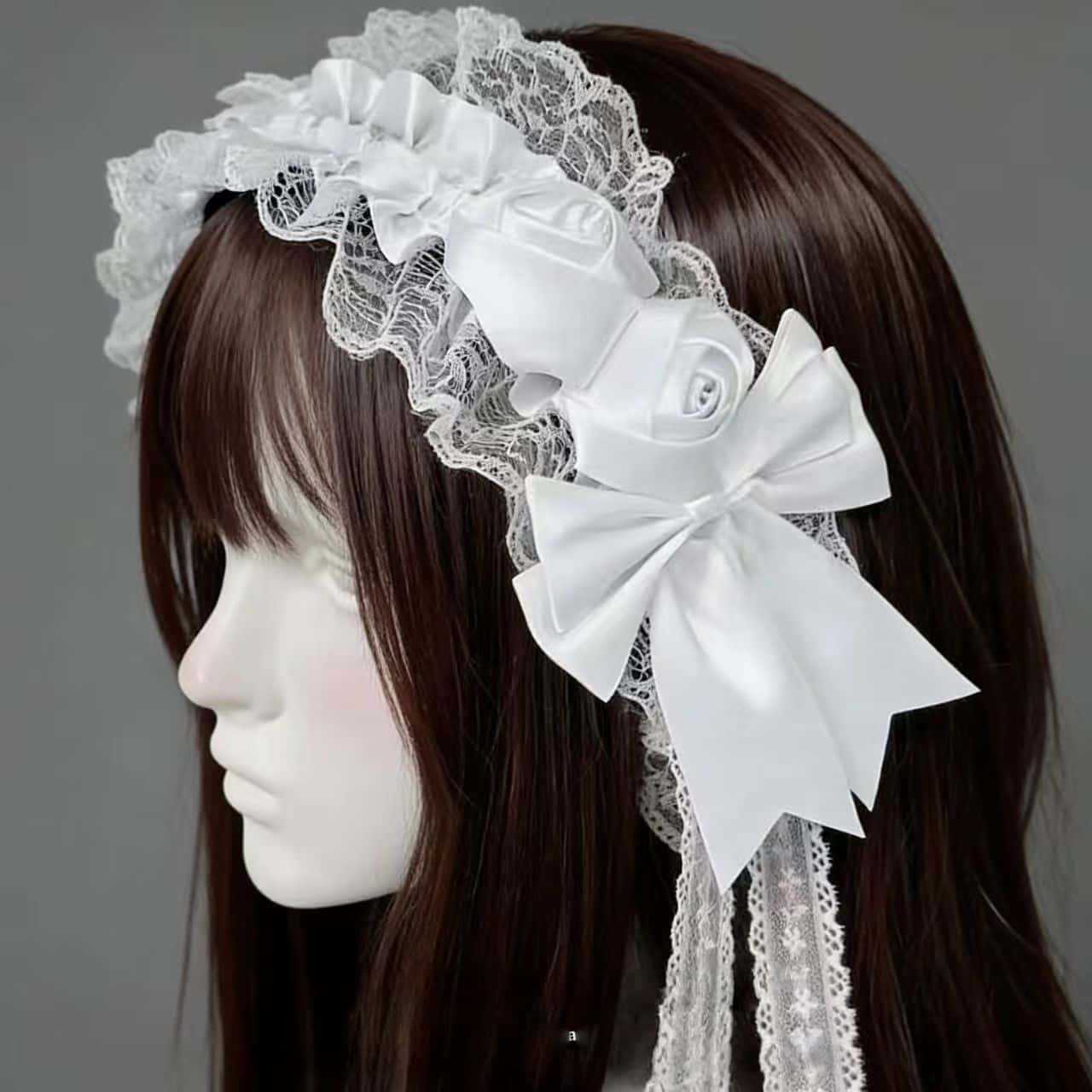 Gothic Lolita Lace Headbands f - Tassel Fringe Trim recensie en prijs