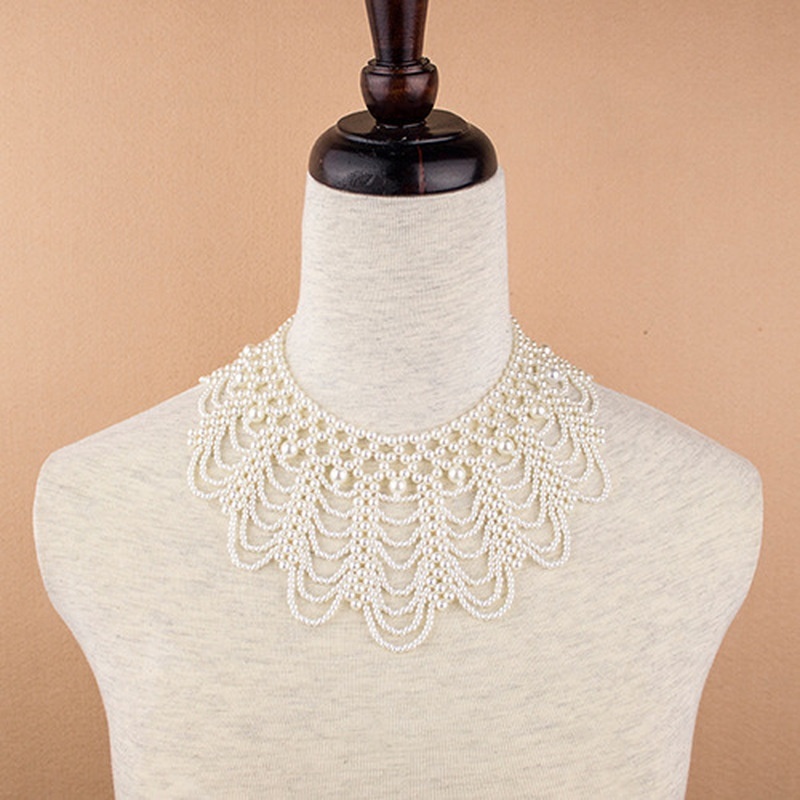 New Pearl Beaded Lace Trim Col - Beaded Trim Fringe recensie en prijs