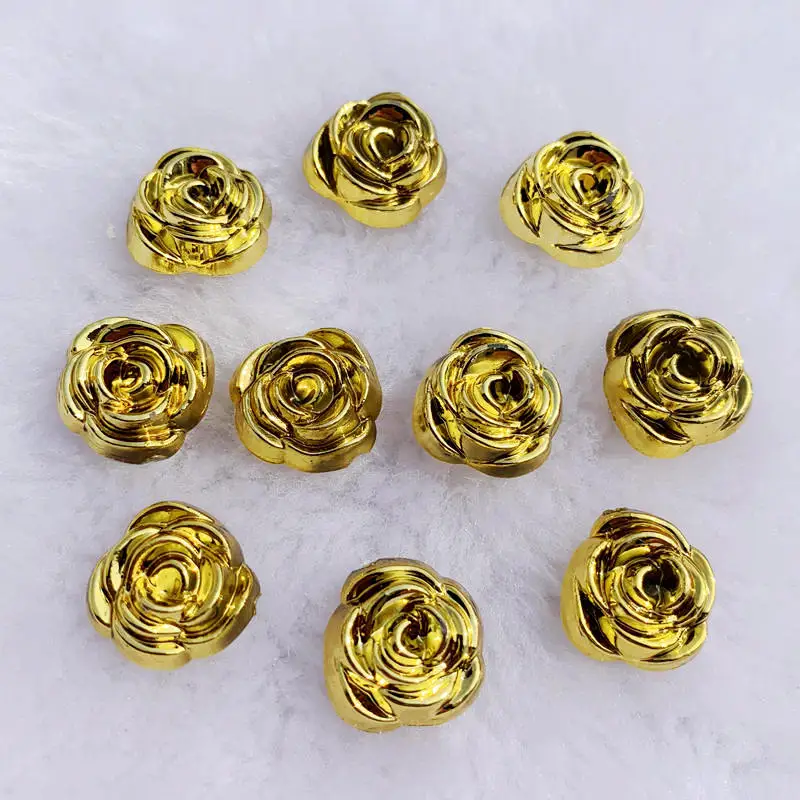40pcs 14mm Gold Rose Flowers R - Embellishment Glue Craft recensie en prijs