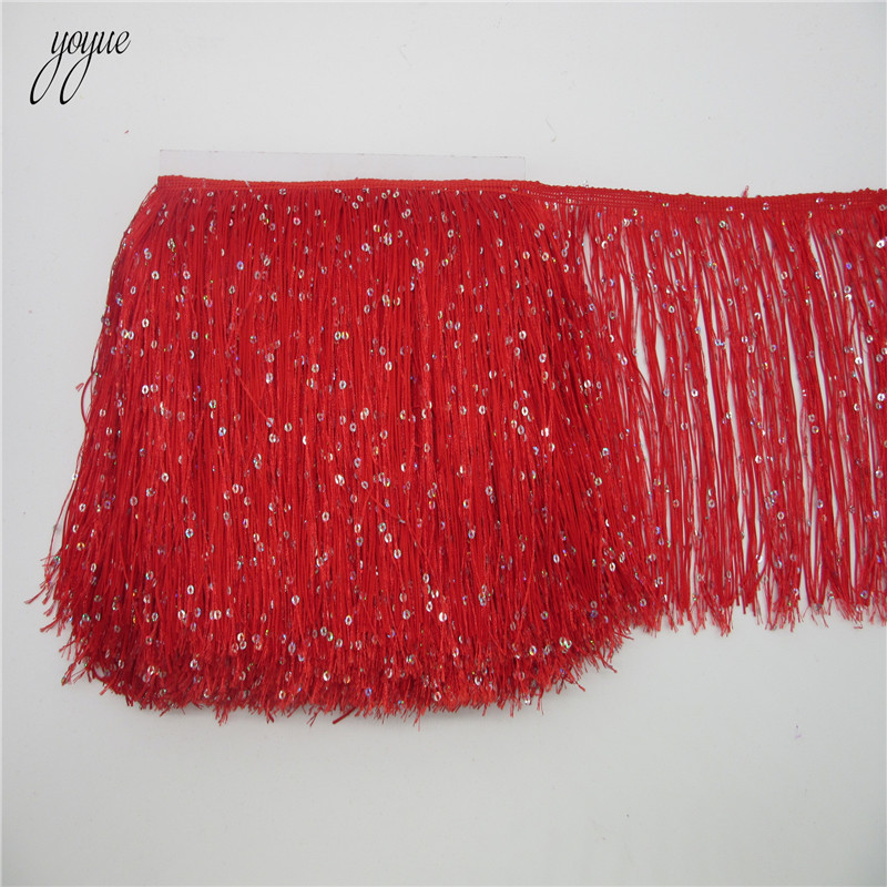 YOYUE 1Yard 20CM Long Polyeste - Beaded Trim Fringe recensie en prijs