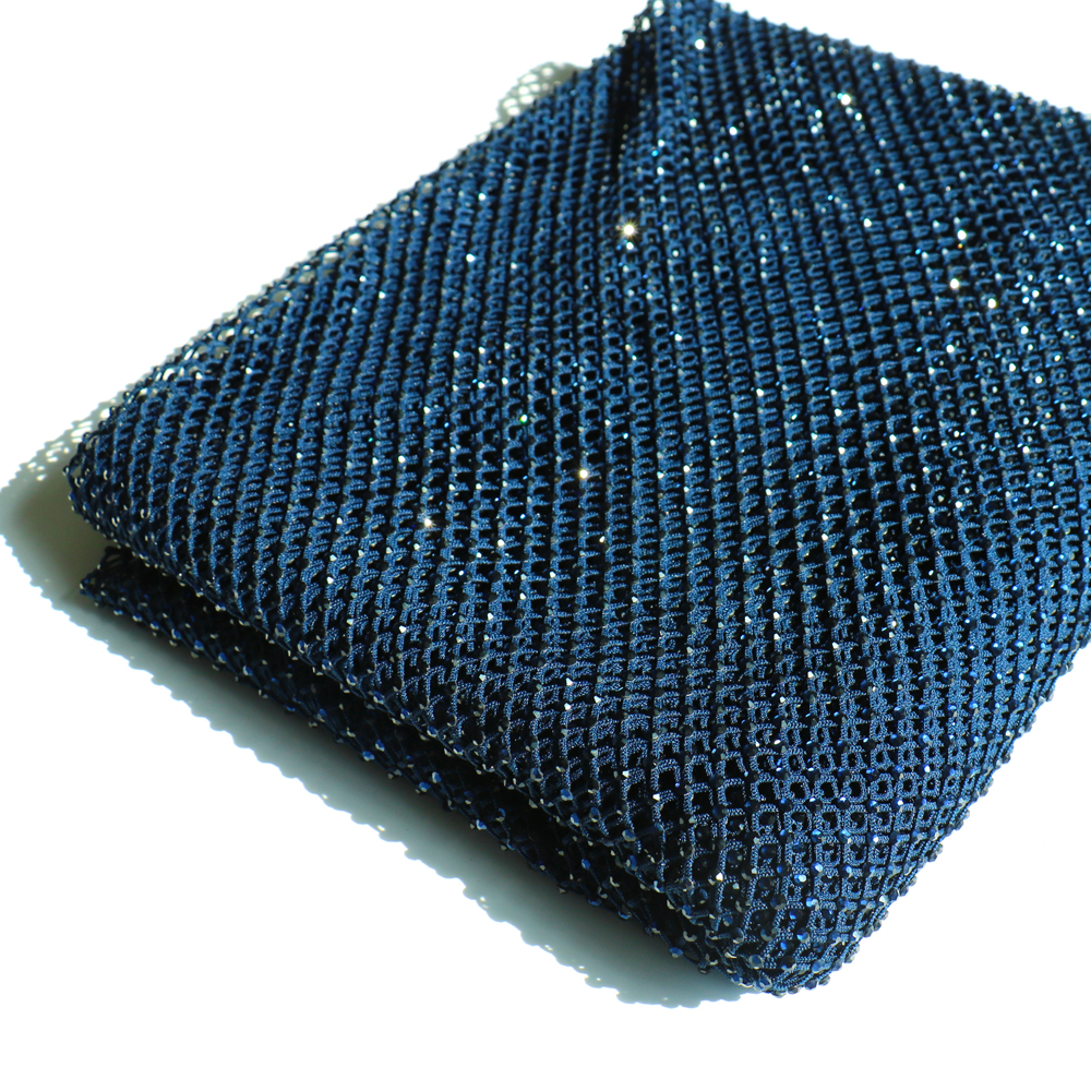 SS10 Rhinestones Mesh Navy Col - Sew On Rhinestone recensie en prijs