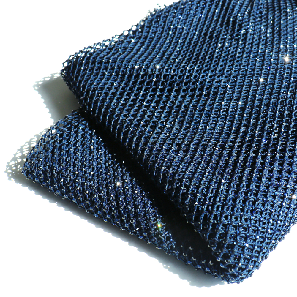 SS10 Rhinestones Mesh Navy Col - Sew On Rhinestone recensie en prijs