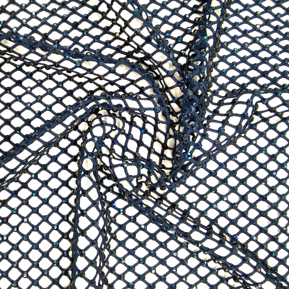SS10 Rhinestones Mesh Navy Col - Sew On Rhinestone recensie en prijs