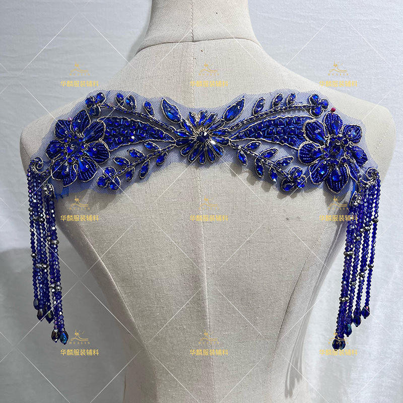 Hand Beaded Fringe Trim with P - Beaded Trim Fringe recensie en prijs