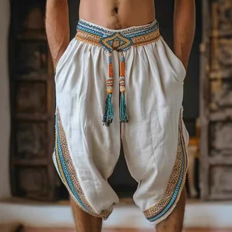Men's Tassel Elastic Waist Cas - Tassel Fringe Trim recensie en prijs