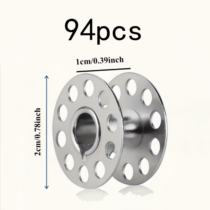 94Pcs Rustproof Metal Bobbins, - Embroidery Craft recensie en prijs