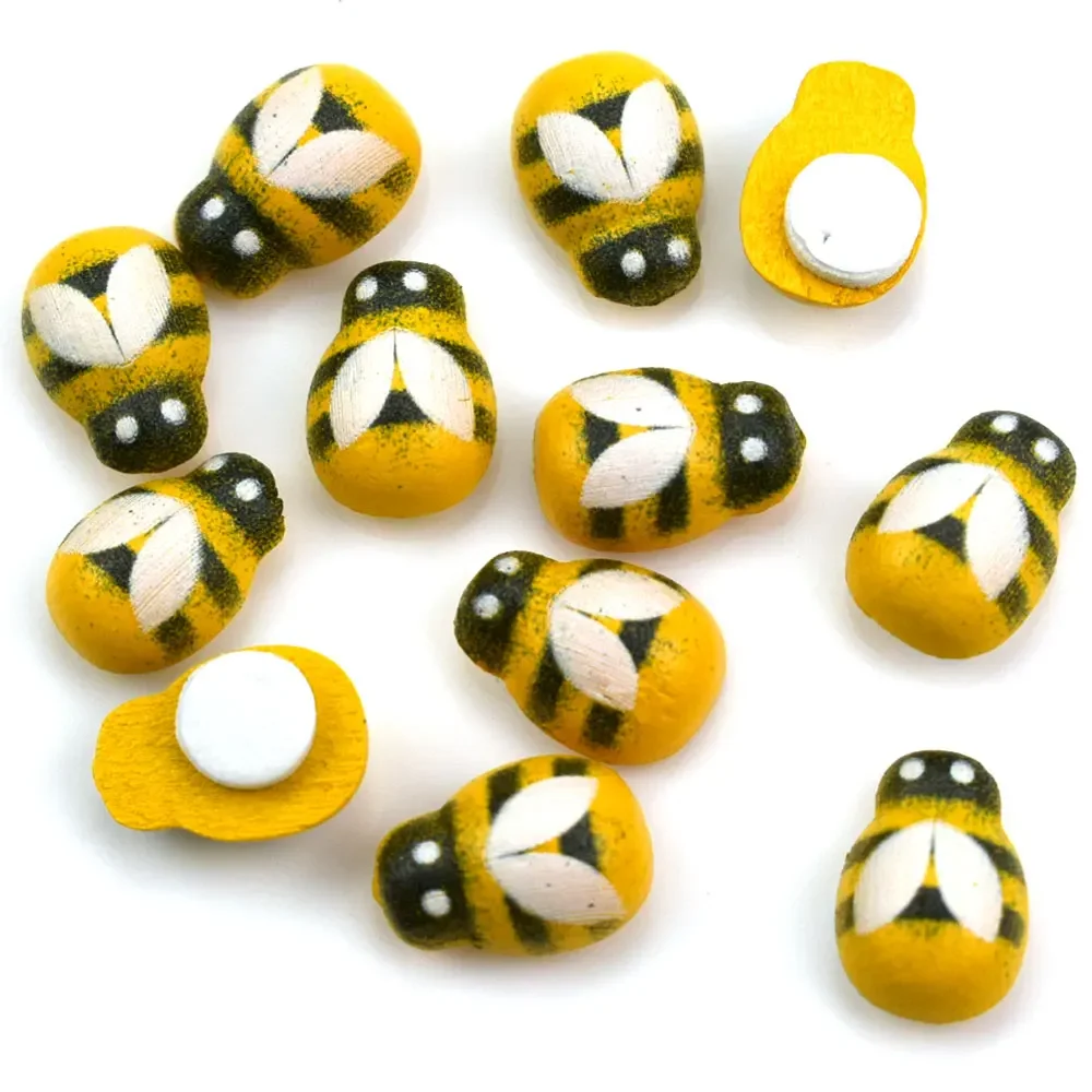 50pcs Yellow Wood Glue Buttons - Embellishment Glue Craft recensie en prijs