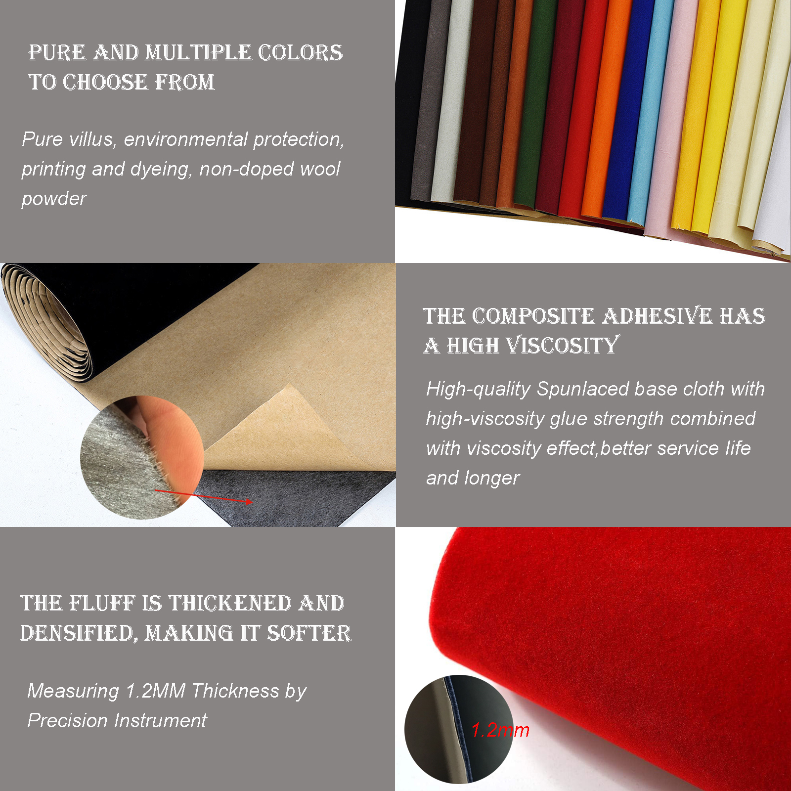 1 roll 45 x 148cm Self-adhesiv - Velvet Ribbon Roll recensie en prijs