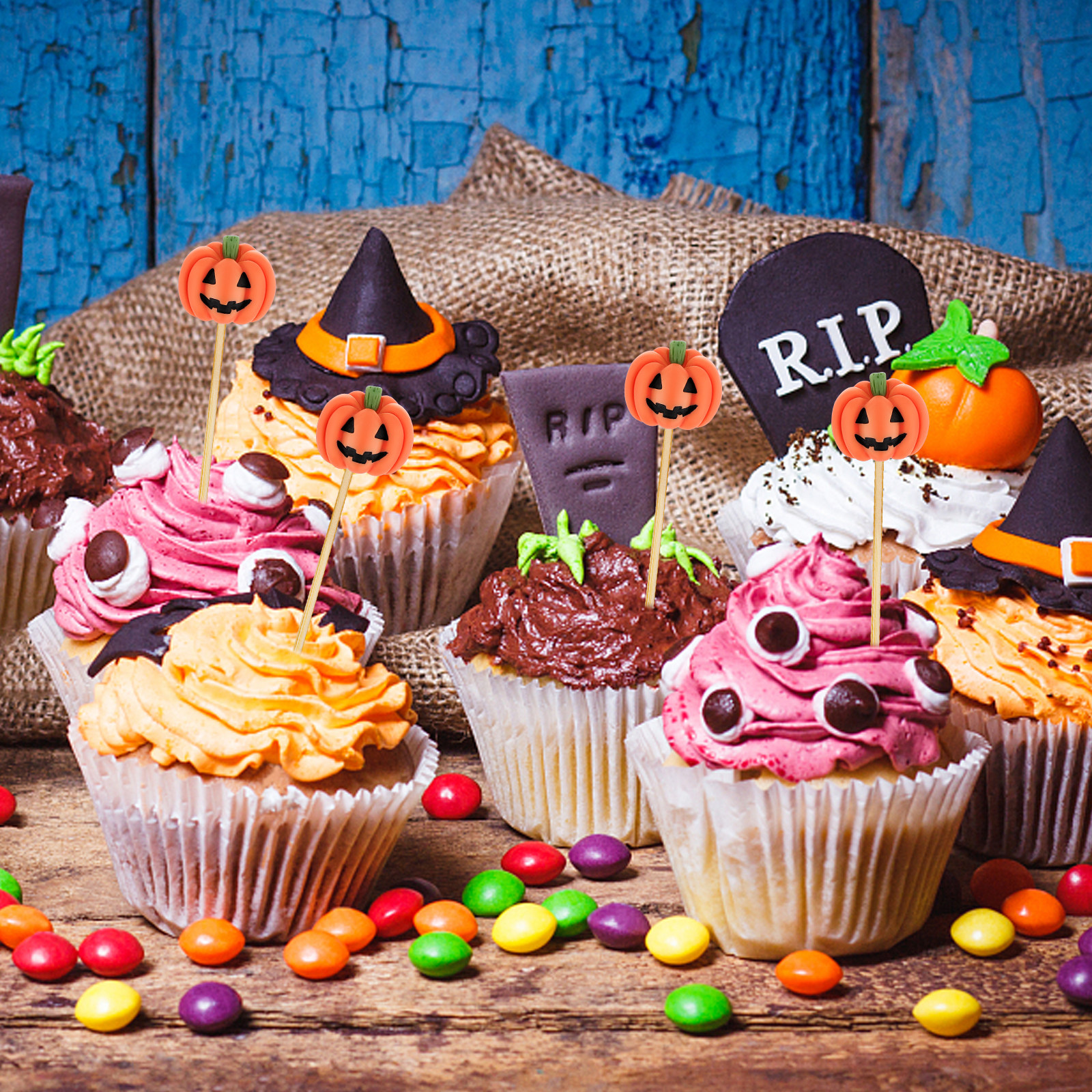 20Pcs Halloween Resin Pumpkin  - Embellish Craft recensie en prijs