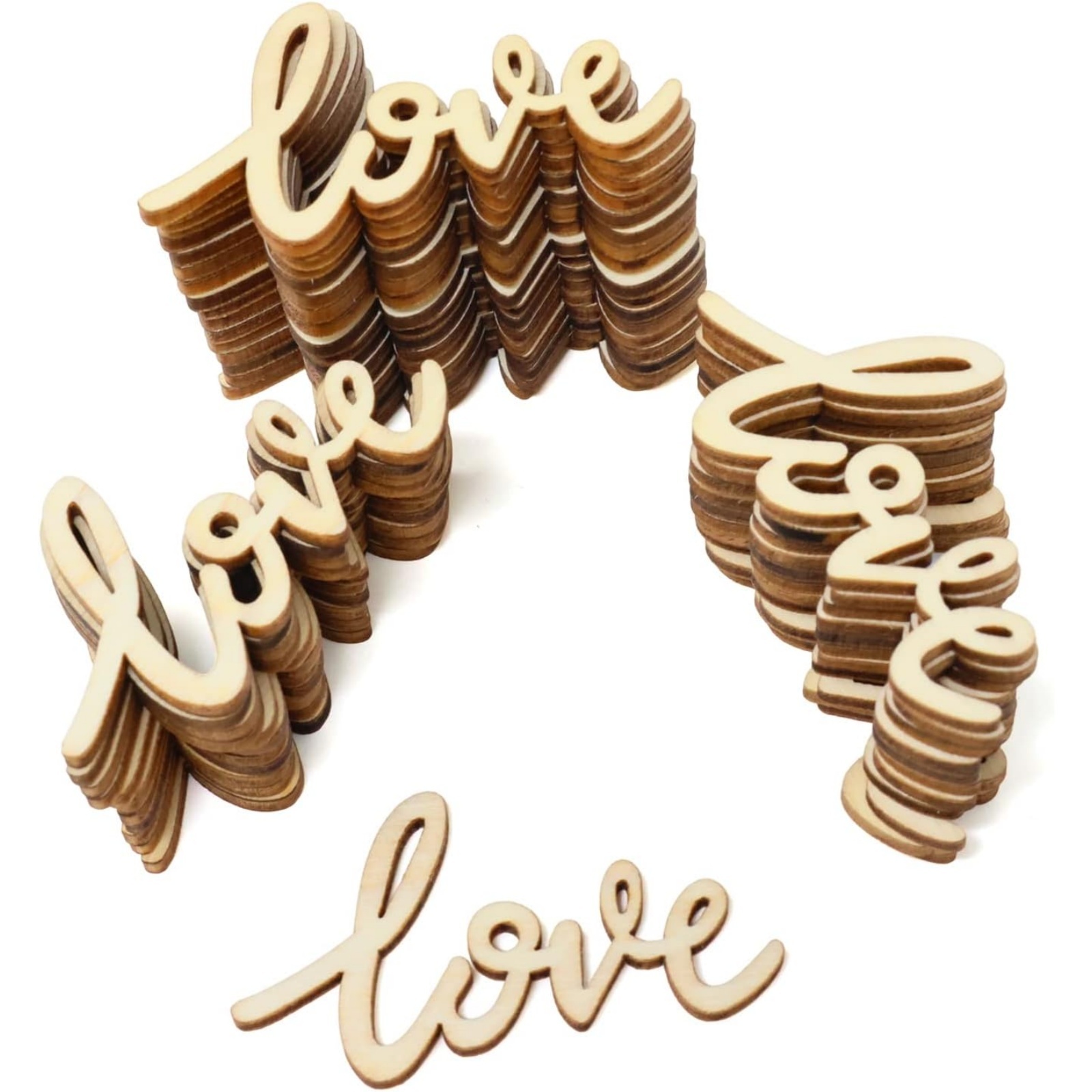 18/36 Pcs Little Love Wood Cra - Christmas Craft Embellishment recensie en prijs