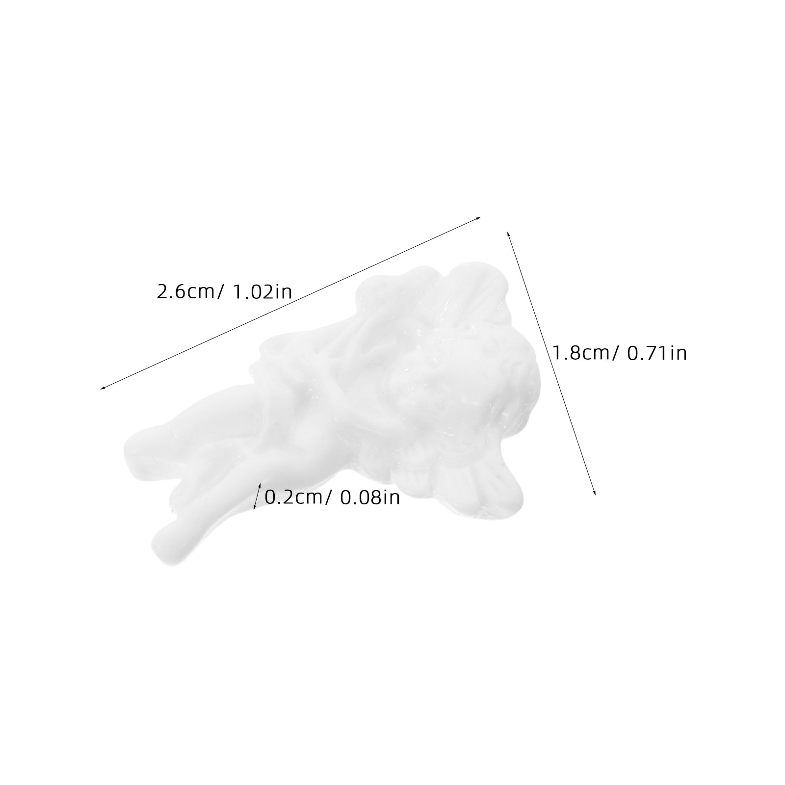 100Pcs Resin Angel Miniatures  - Christmas Craft Embellishment recensie en prijs