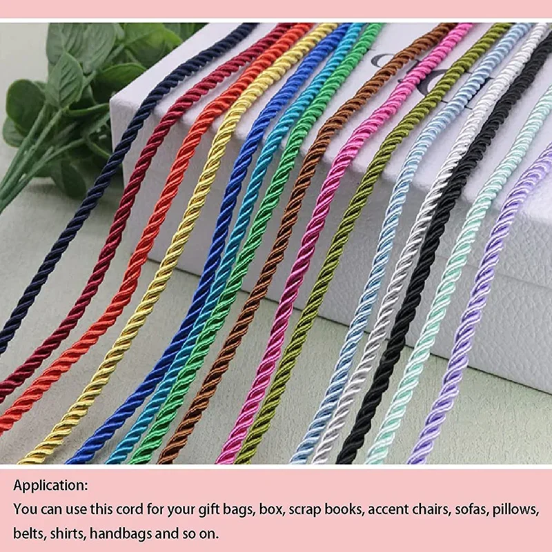 5/10M Silk Rope 3-Ply Braided  - Cord Trim Twisted recensie en prijs