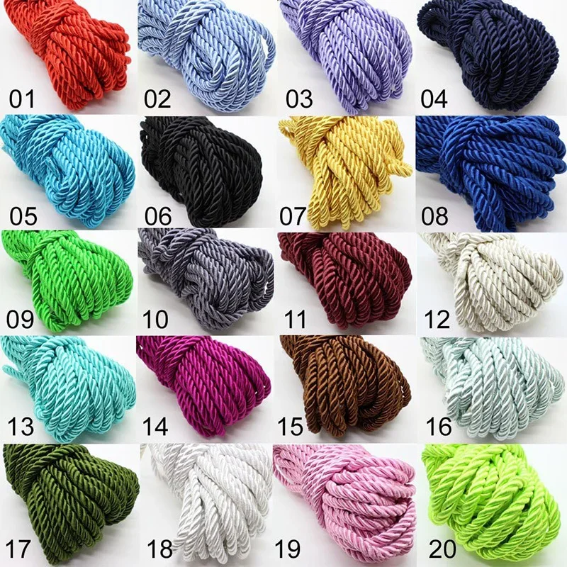 5/10M Silk Rope 3-Ply Braided  - Cord Trim Twisted recensie en prijs