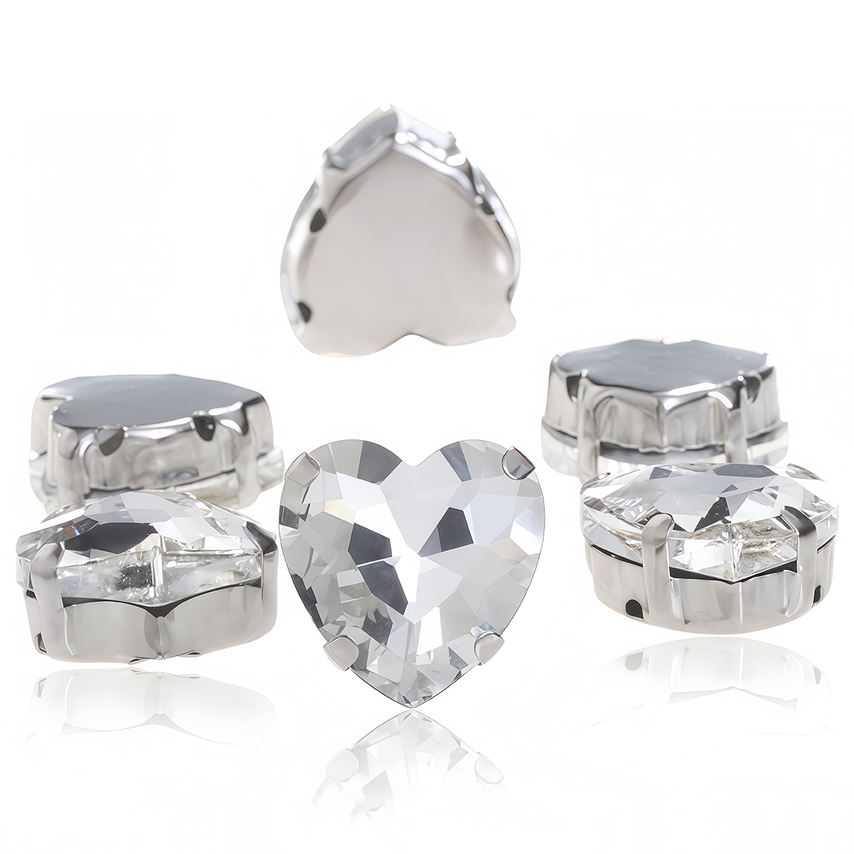 Heart Shape Glass Rhinestones  - Sew On Rhinestone recensie en prijs