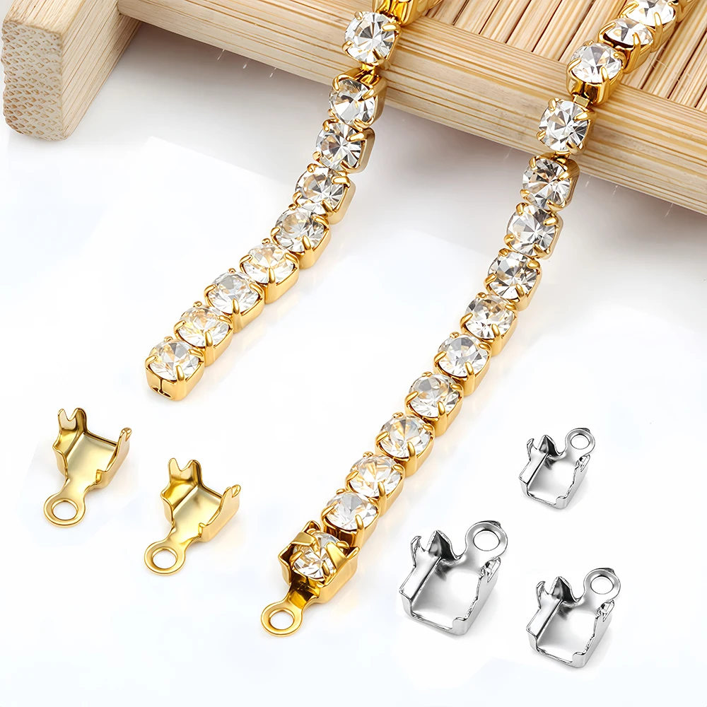 10/20Pcs Stainless Steel Gold  - Beaded Trim Fringe recensie en prijs