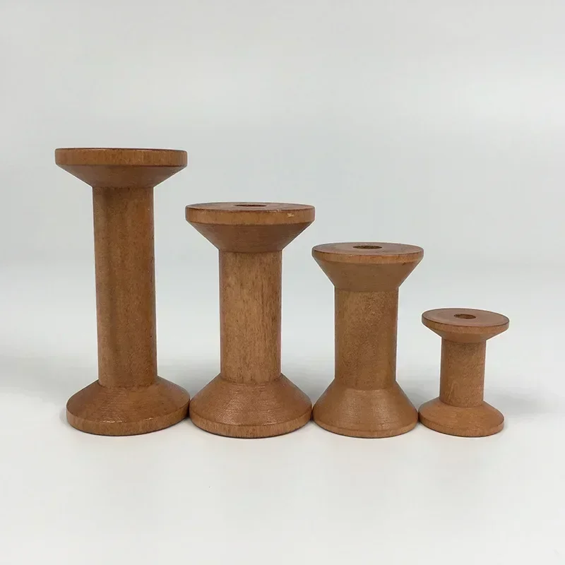 1Pc Vintage Wooden Spools DIY  - Organza Ribbon Spool recensie en prijs
