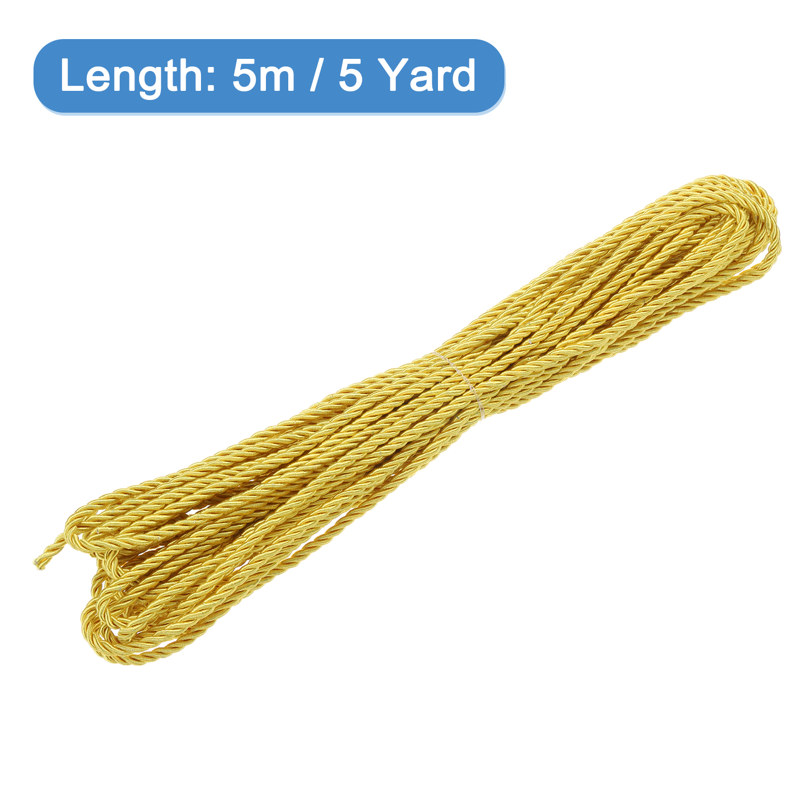 Uxcell 5 Yard 3mm Twisted Cord - Cord Trim Twisted recensie en prijs