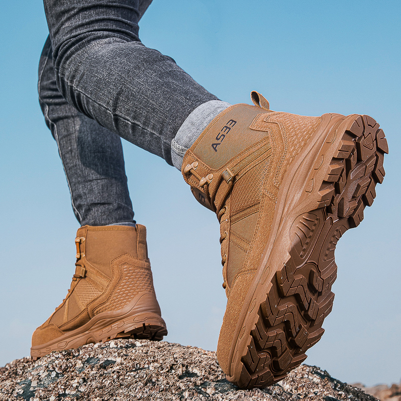 Men's Military Tactical Boots  - Guipure Lace Panel recensie en prijs